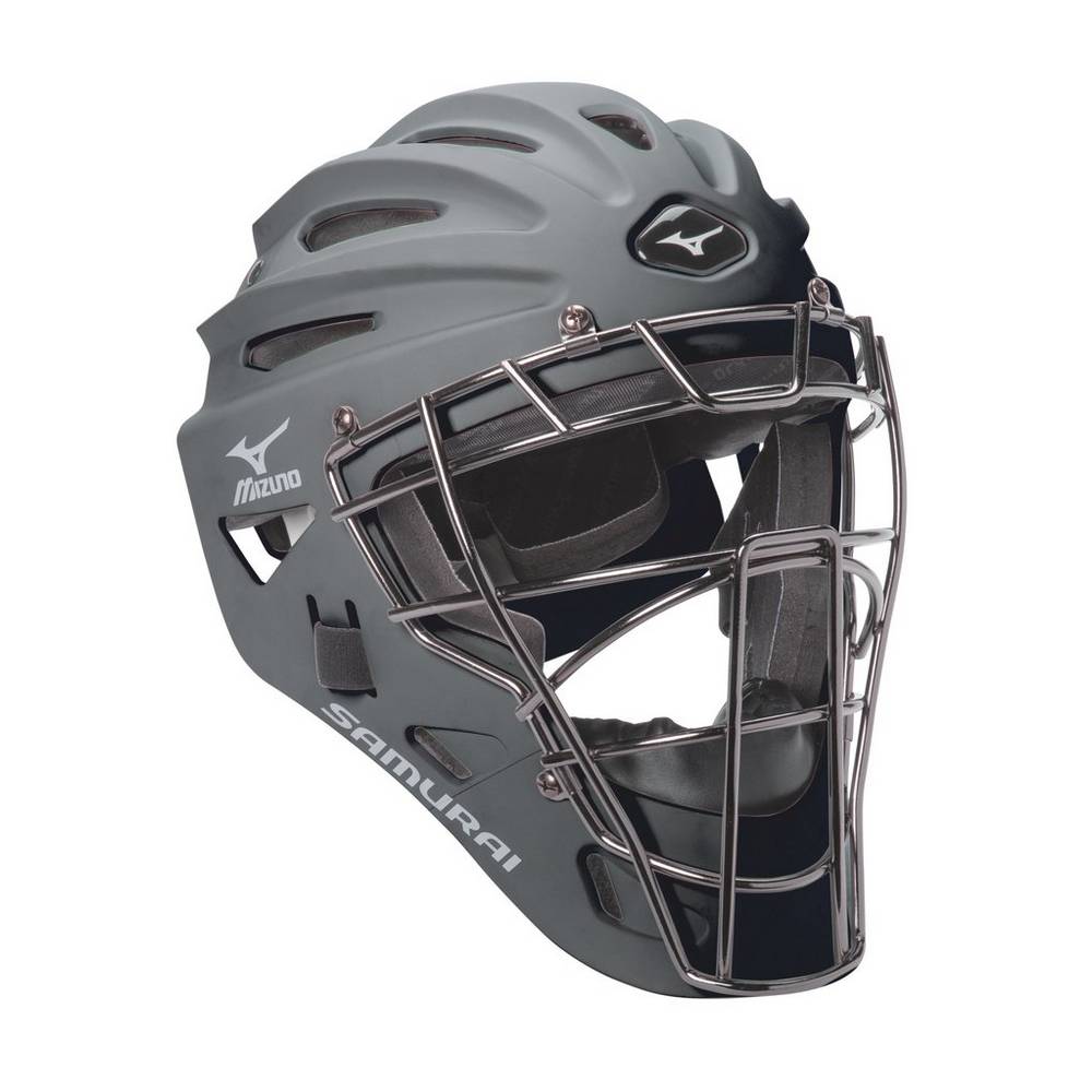 Panske Prilba Mizuno Samurai G4 Baseball Siva Vypredaj QYLZ03589